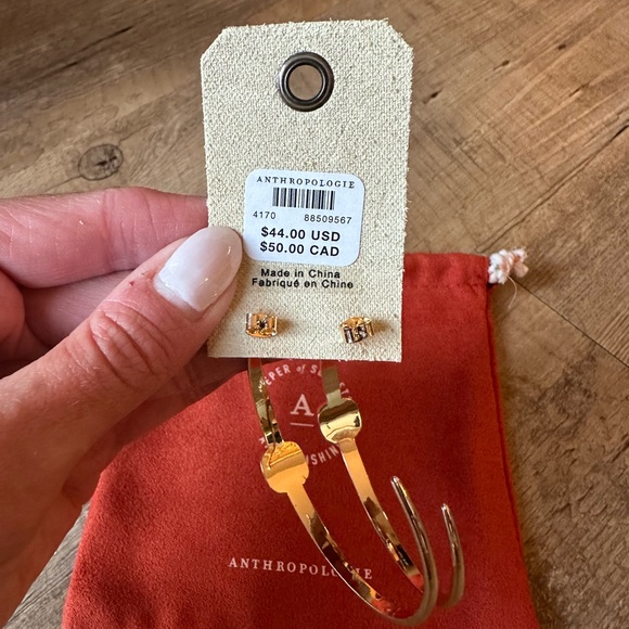 Brand New Anthropologie Hoop Earrings - Picture 4 of 7